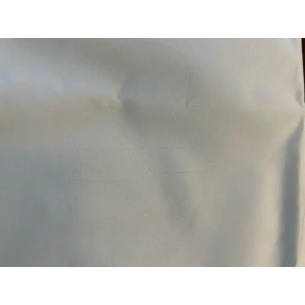 Pottery Barn Series One Morgan Standard Shams White & Brown Made in Italy *read* - Picture 8 of 10